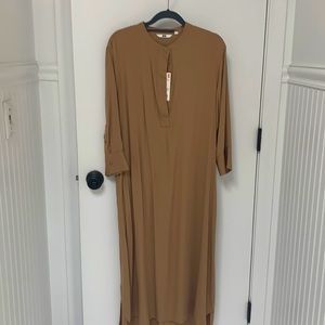 Long rayon midi dress